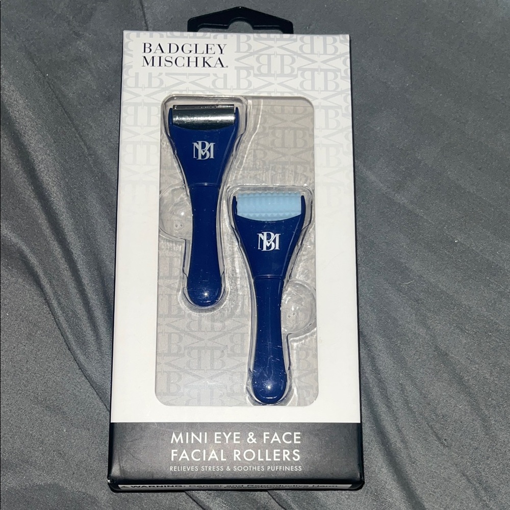 Badgley Mischka Navy Facial Rollers